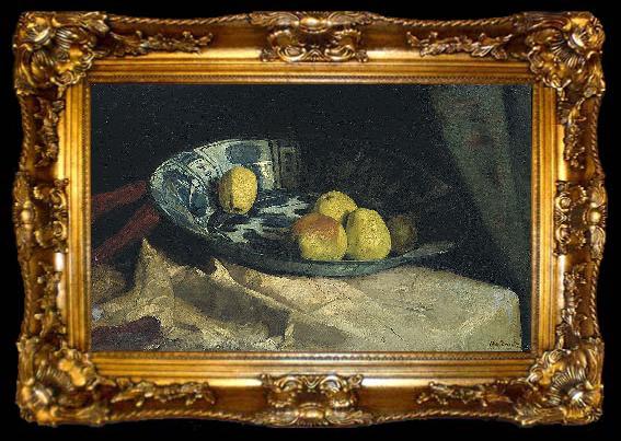 framed  Willem de Zwart Stil Life with Apples, ta009-2